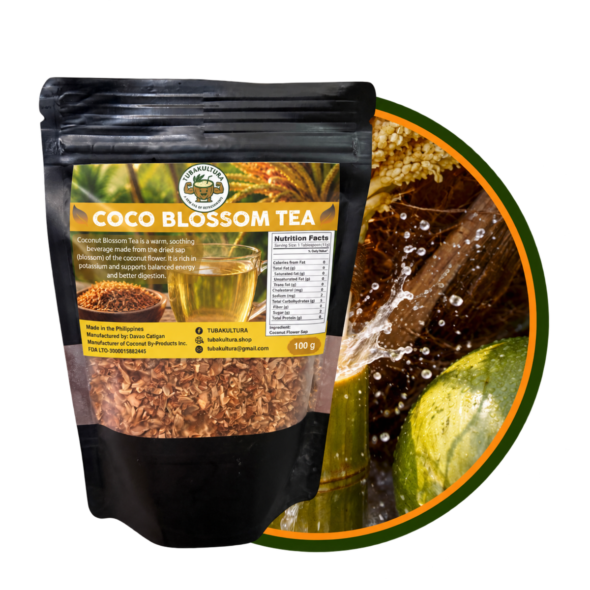 Coconut Blossom Tea Without tea bags